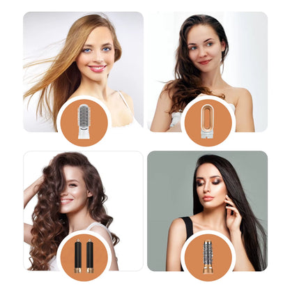 5-In-1 Hair Dryer Air Wrap Hair Straightener Hot Air Comb Barber Multifunctional Professional Hair Styling Tool Festival Gift